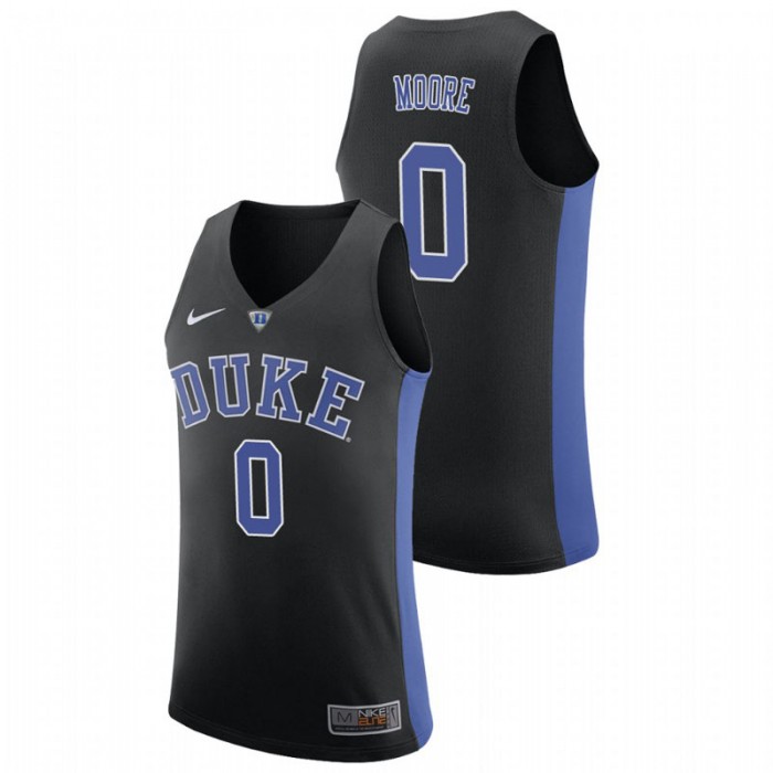 Duke Blue Devils College Basketball Black Wendell Moore Replica Jersey For Men