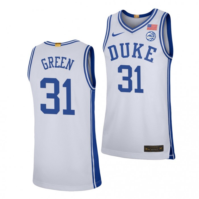 Nyah Green Jersey Duke Blue Devils 2021-22 College Basketball Limited Jersey-White