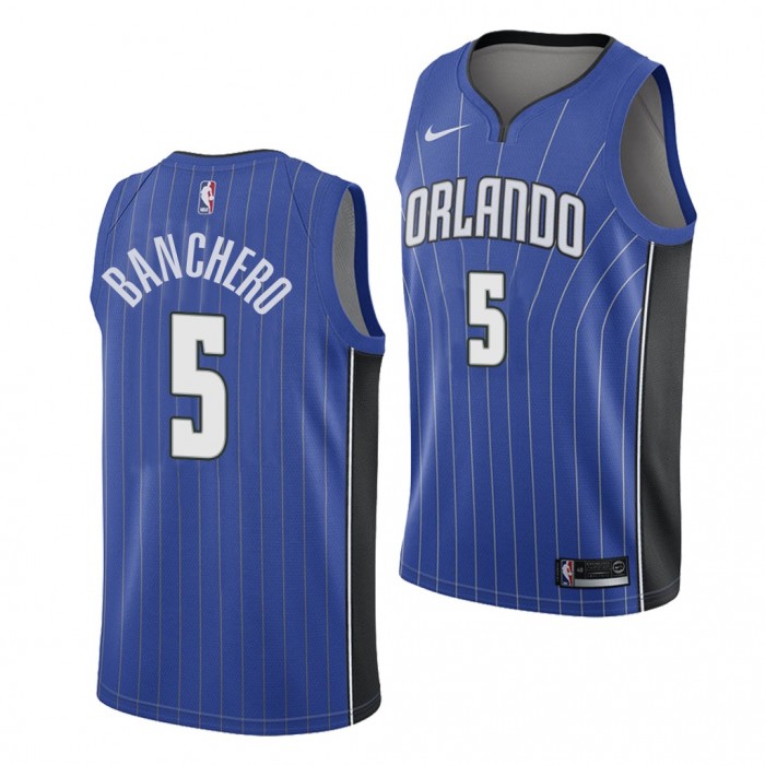 Orlando Magic Paolo Banchero 2022 NBA Draft Blue Icon Edition Jersey Duke Blue Devils