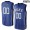 Youth Duke Blue Devils Royal Authentic V-Neck Name And Number Customized Basketball Jersey