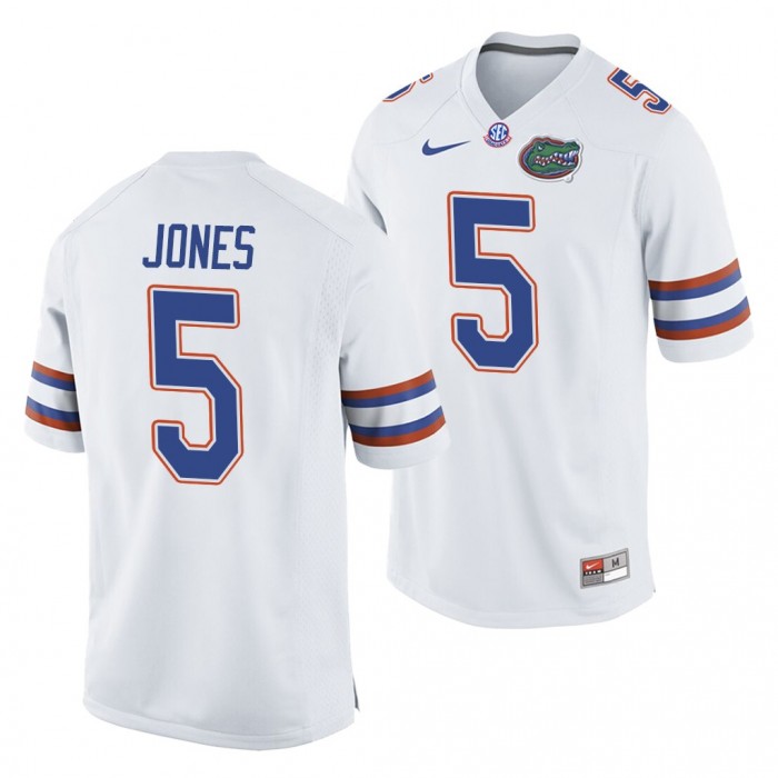 2021-22 Florida Gators College Football Emory Jones Jersey White