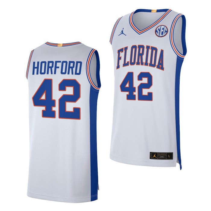 Al Horford #42 Florida Gators Elite Limited NBA Alumni White Jersey