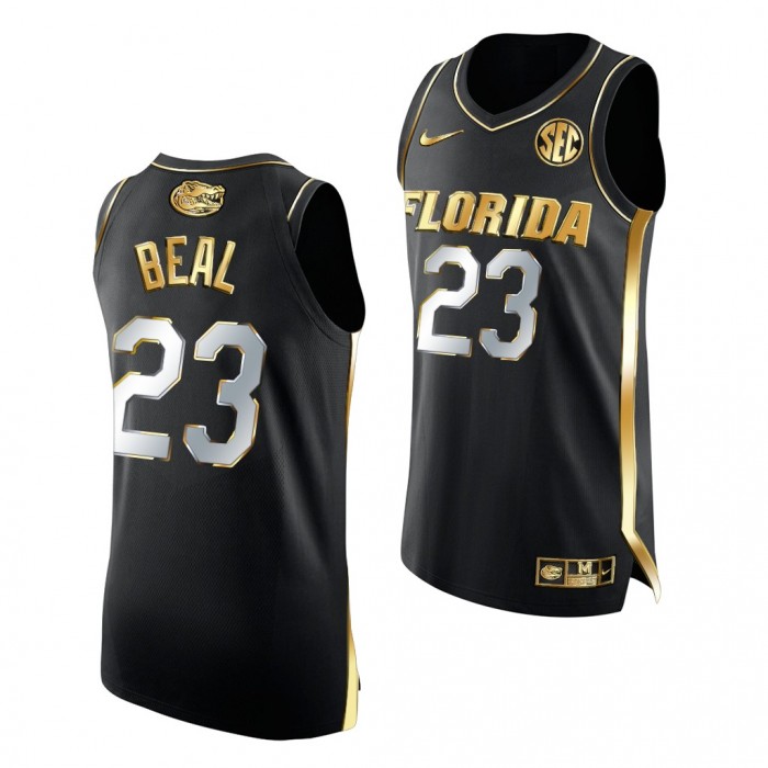 Bradley Beal #23 Florida Gators Golden Edition NBA Alumni Black Jersey