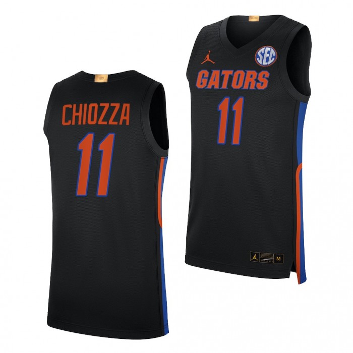 Florida Gators Chris Chiozza #11 Black NBA Alumni Jersey Elite Limited