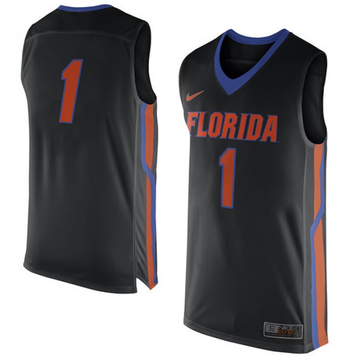 Florida Gators #1 Black Basketball For Men Jersey