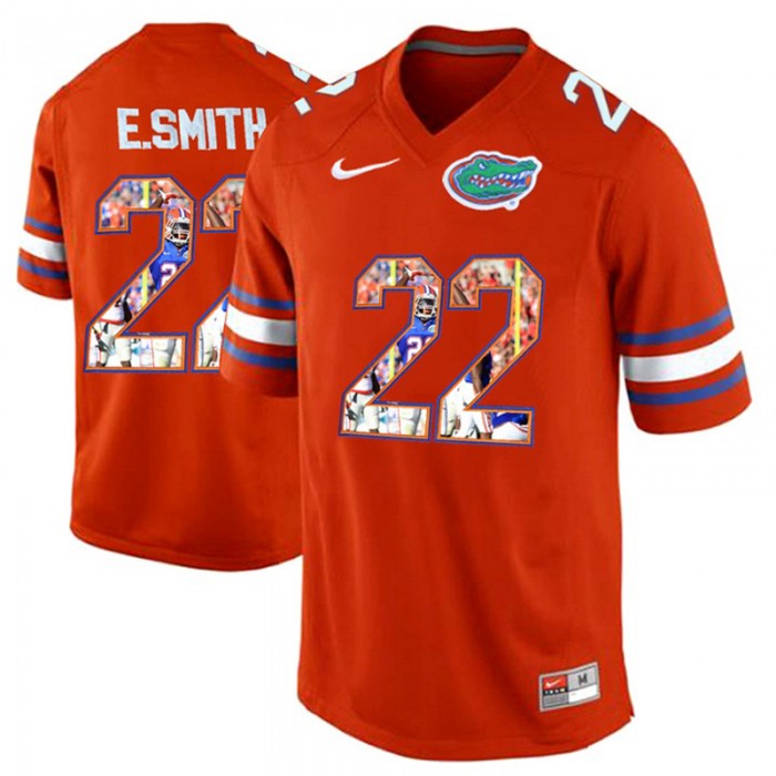 Florida Gators Emmitt Smith Orange College Football Premier Jersey Printing Player Portrait