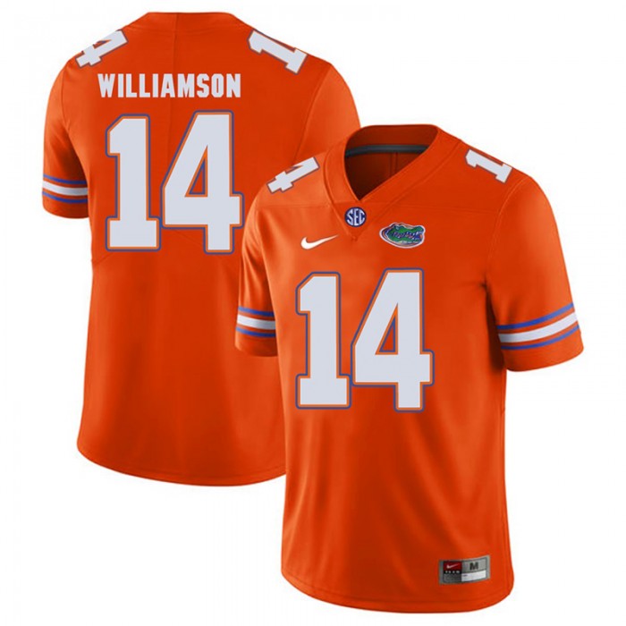 Florida Gators #14 Orange College Football Chris Williamson Player Performance Jersey