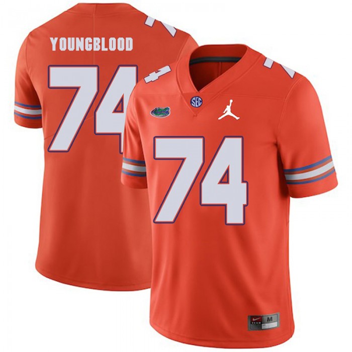 Florida Gators 2018 Football Game Orange For Men Jordan Brand Jack Youngblood Jersey