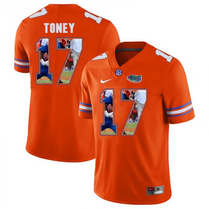 Florida Gators Football Orange College Kadarius Toney Jersey