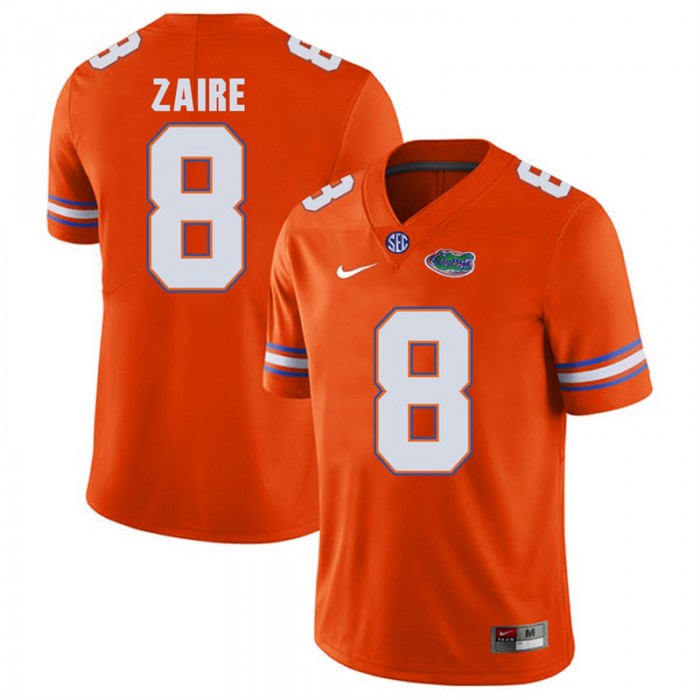 Florida Gators #8 Orange College Football Malik Zaire Player Performance Jersey