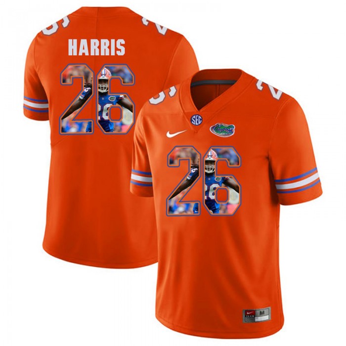 Florida Gators Football Orange College Marcell Harris Jersey