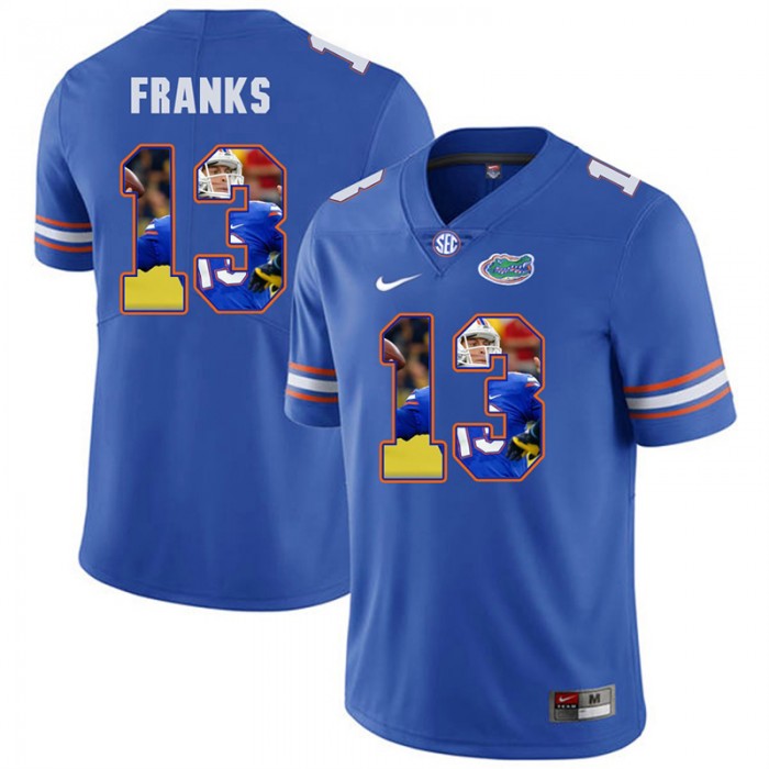Florida Gators Football Royal College Feleipe Franks Jersey