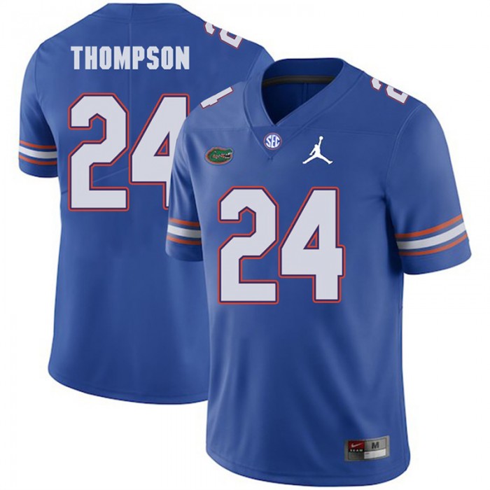 Florida Gators 2018 Football Game Royal For Men Jordan Brand Mark Thompson Jersey