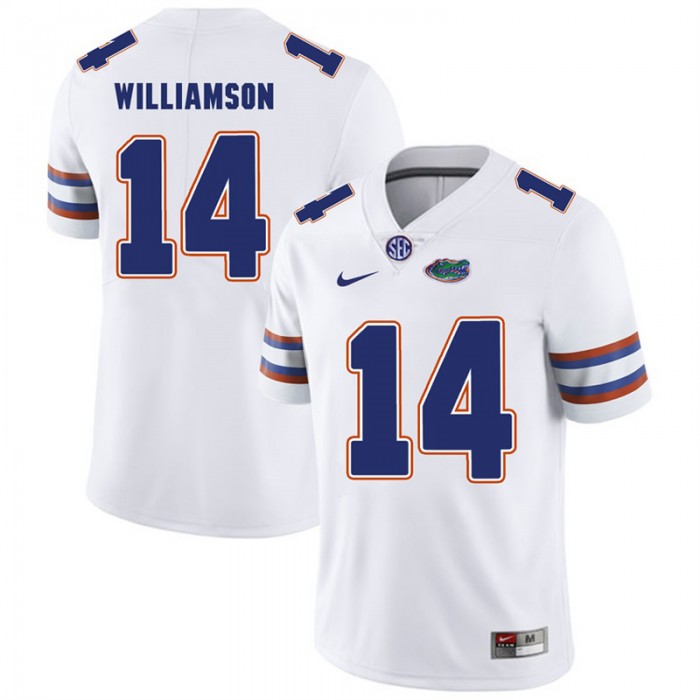 Florida Gators #14 White College Football Chris Williamson Player Performance Jersey