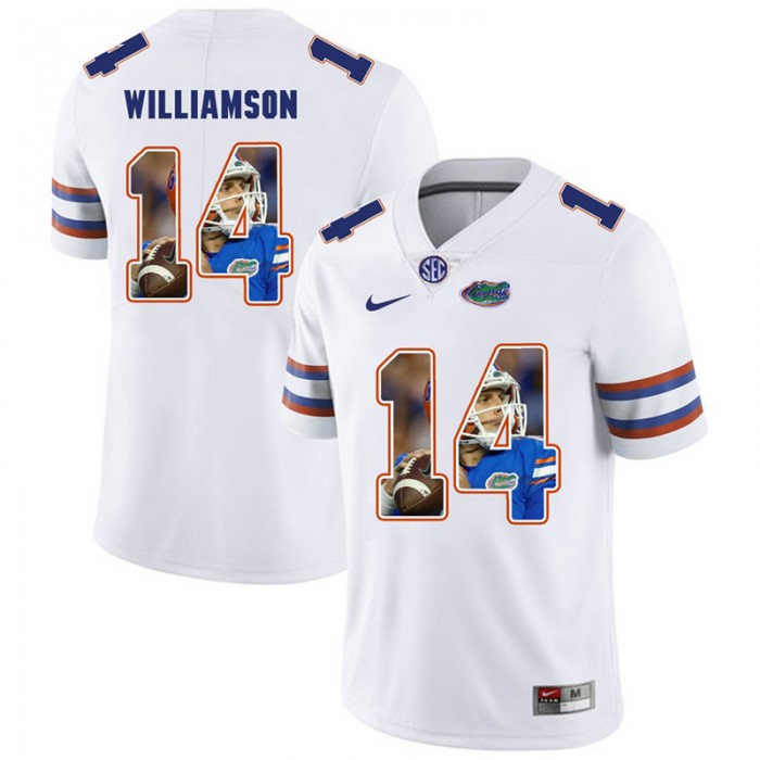 Florida Gators Football White College Chris Williamson Jersey