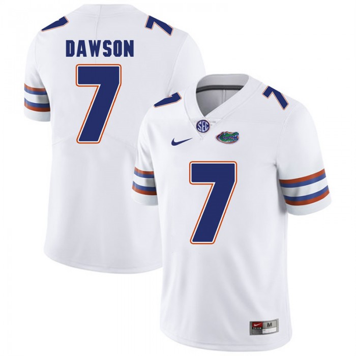 Florida Gators #7 White College Football Duke Dawson Player Performance Jersey