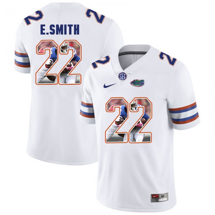 Florida Gators Football White College Emmitt Smith Jersey