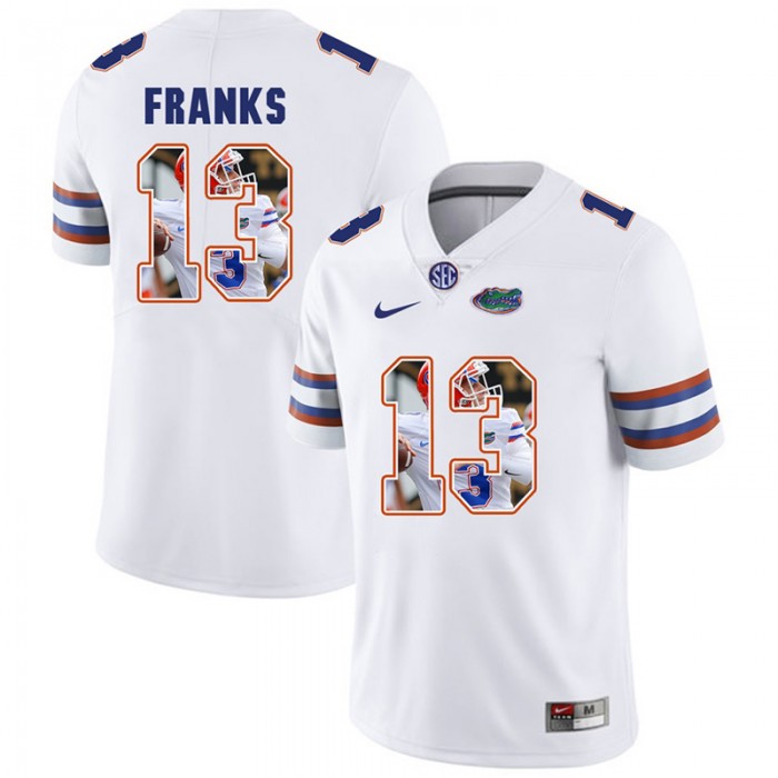 Florida Gators Football White College Feleipe Franks Jersey