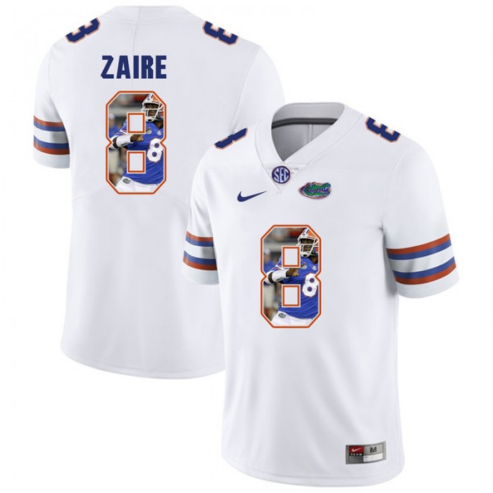 Florida Gators Football White College Malik Zaire Jersey