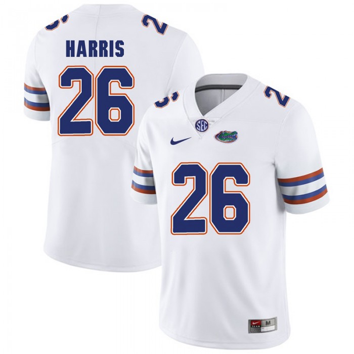 Florida Gators #26 White College Football Marcell Harris Player Performance Jersey