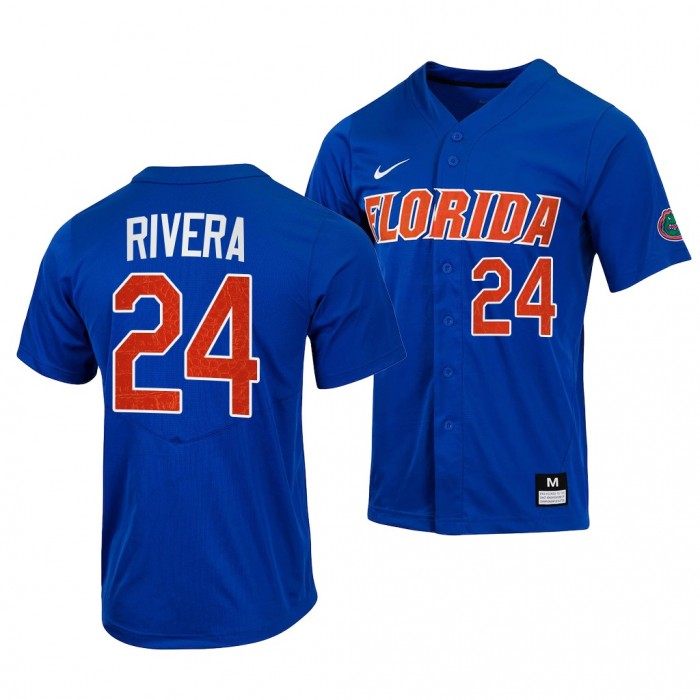 Josh Rivera Florida Gators 2022 College Baseball Men Jersey-Royal