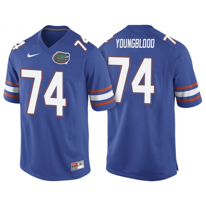 Male Jack Youngblood Florida Gators Royal College Football Player Performance Jersey