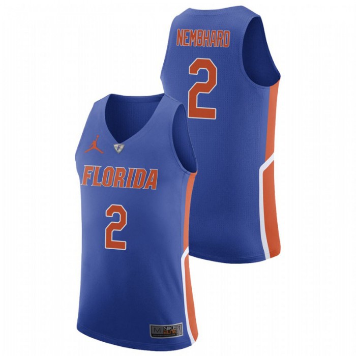 Florida Gators College Basketball Royal Andrew Nembhard Authentic Jersey For Men