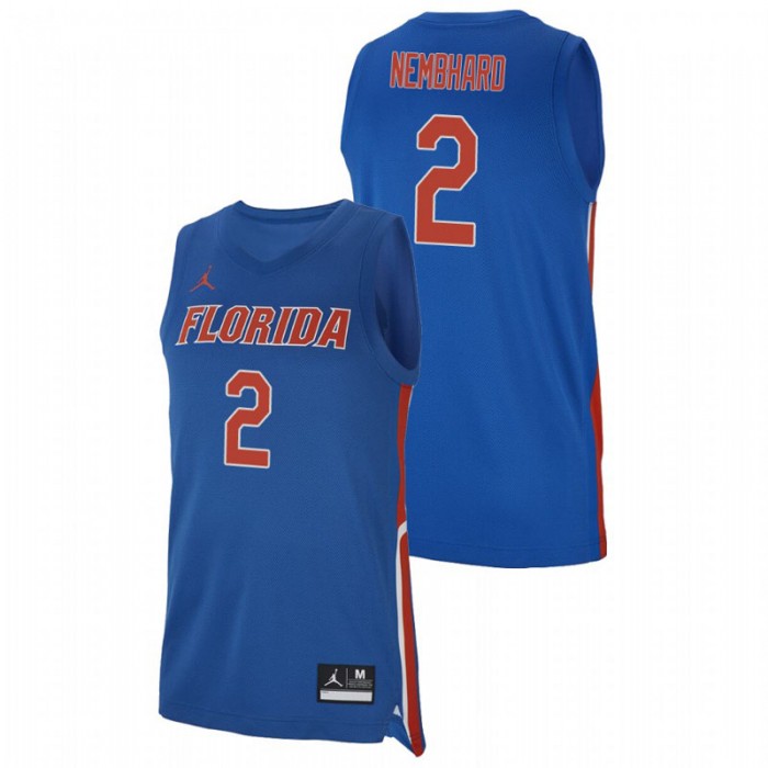 Florida Gators College Basketball Royal Andrew Nembhard Replica Jersey For Men