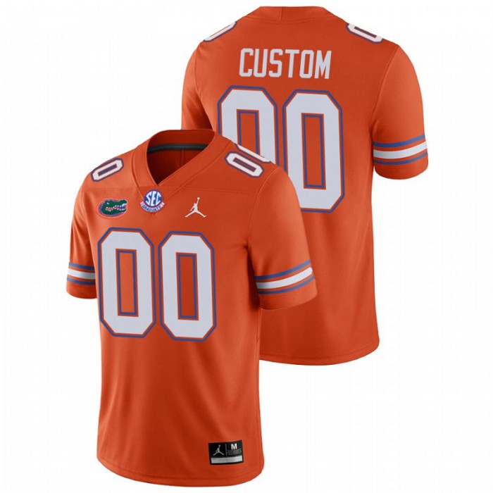 Custom Florida Gators College Football Alternate Game Orange Jersey For Men