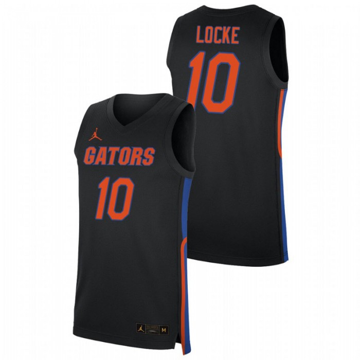 Florida Gators Replica Noah Locke College Basketball Jersey Black For Men