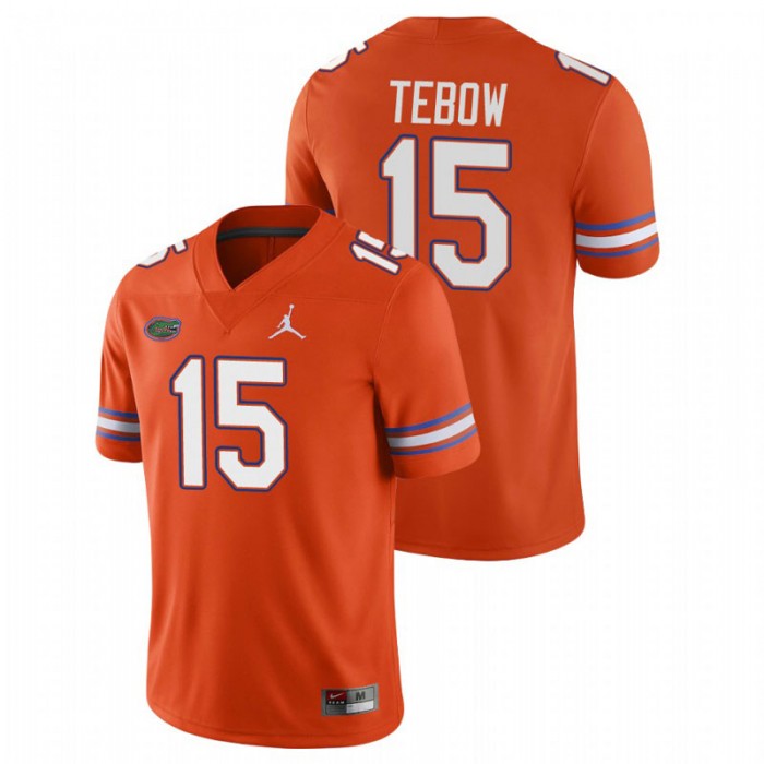 Tim Tebow Florida Gators Game Orange College Football Jersey