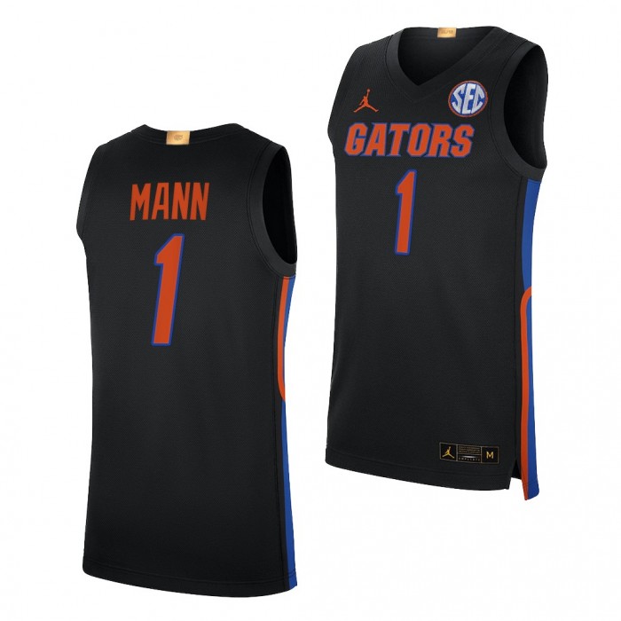 Florida Gators Tre Mann #1 Black NBA Alumni Jersey Elite Limited