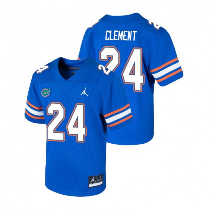 Iverson Clement Youth Florida Gators Royal Game College Football Jersey