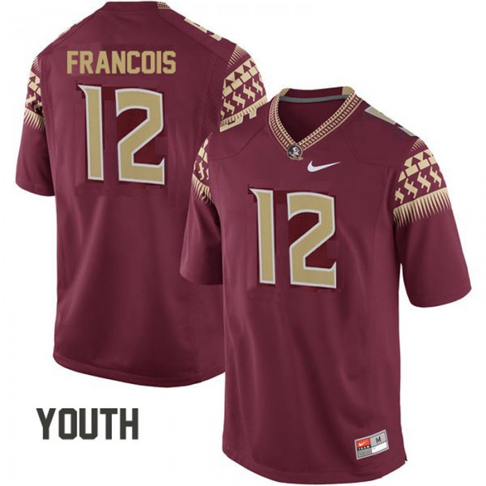 Florida State Seminoles #12 Deondre Francois Red Football Youth Jersey