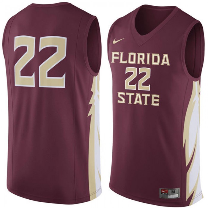 Florida State Seminoles #22 Garnet Basketball For Men Jersey