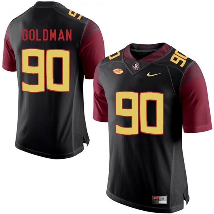 Eddie Goldman Florida State Seminoles Black College Football Player Stitched Alternate Jersey