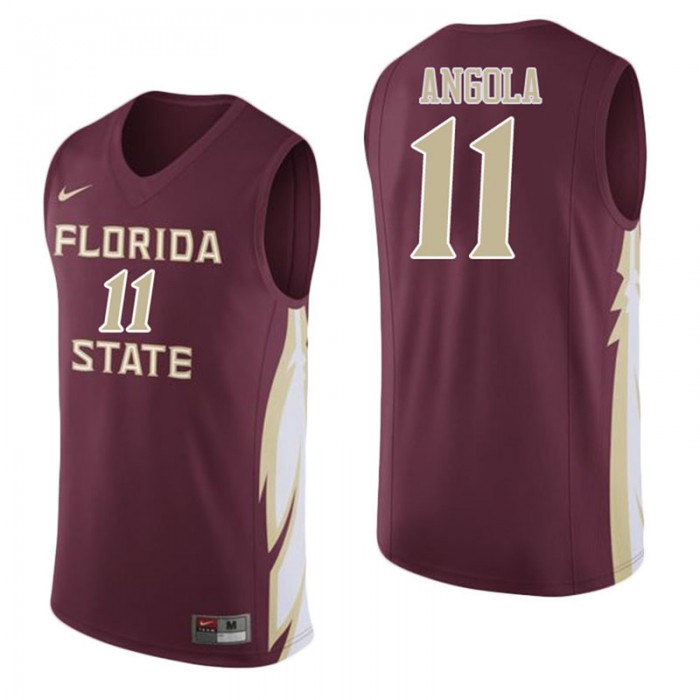 Braian Angola Garnet College Basketball Florida State Seminoles Jersey