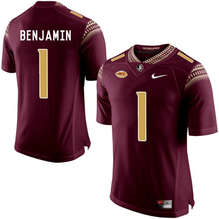 BKelvin Benjamin Florida State Seminoles Garnet College School Football Player Stitched Limited Jersey