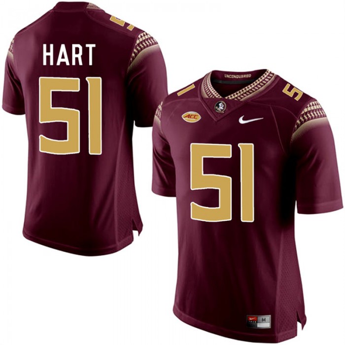 Bobby Hart Florida State Seminoles Garnet College School Football Player Stitched Limited Jersey