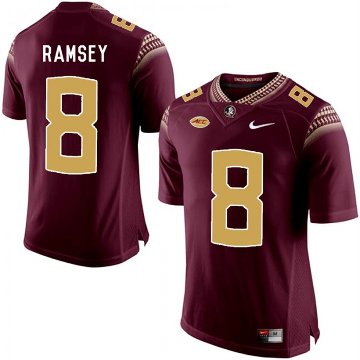 Jalen Ramsey Florida State Seminoles Garnet College School Football Player Stitched Limited Jersey