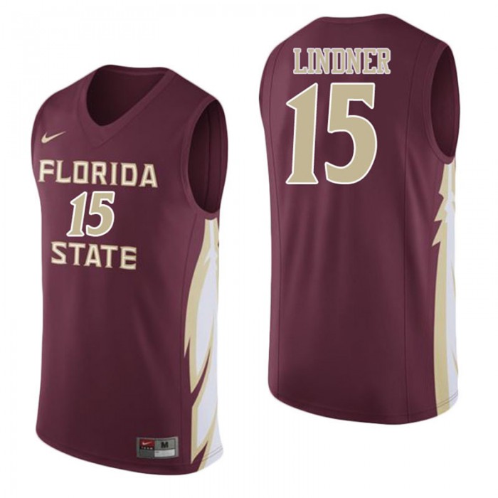 Justin Lindner Garnet College Basketball Florida State Seminoles Jersey