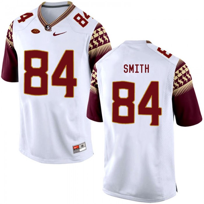 Rodney Smith Florida State Seminoles White College School Football Player Stitched Away Jersey