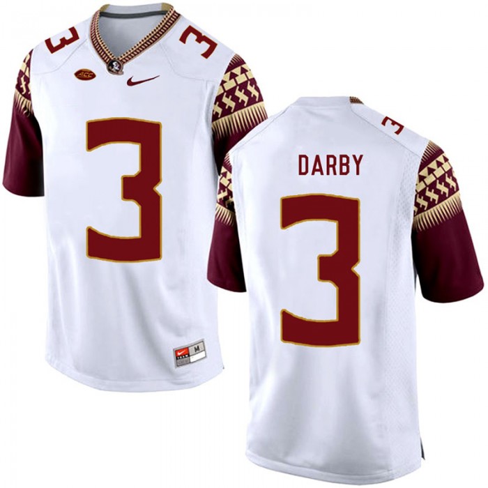 Ronald Darby Florida State Seminoles White College School Football Player Stitched Away Jersey