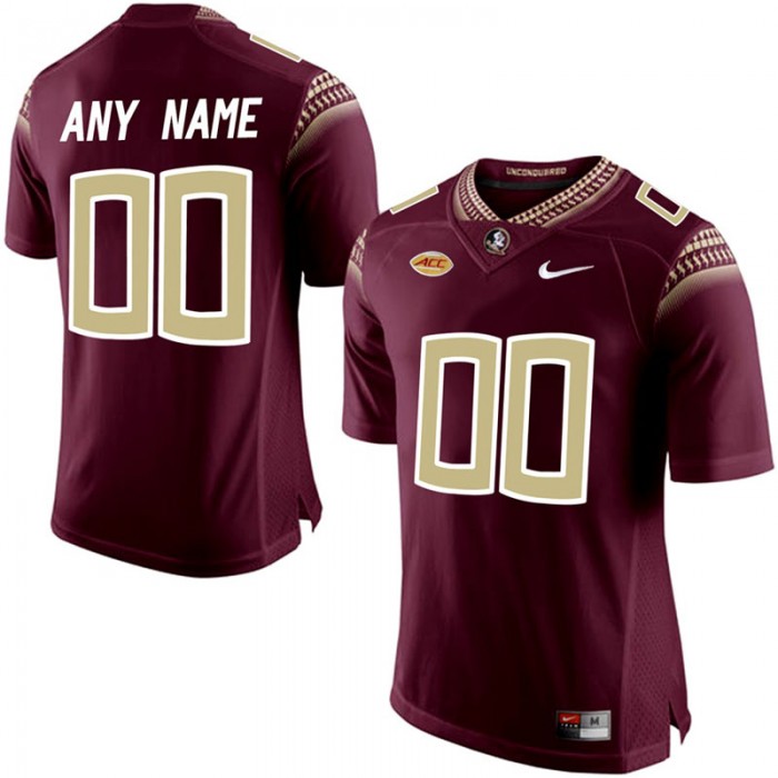 Male Florida State Seminoles #00 Red College Limited Football Customized Jersey