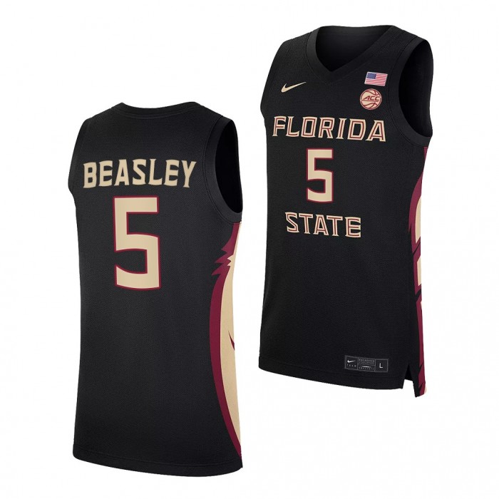 Florida State Seminoles Malik Beasley #5 Black College Basketball Uniform NBA Alumni Jersey