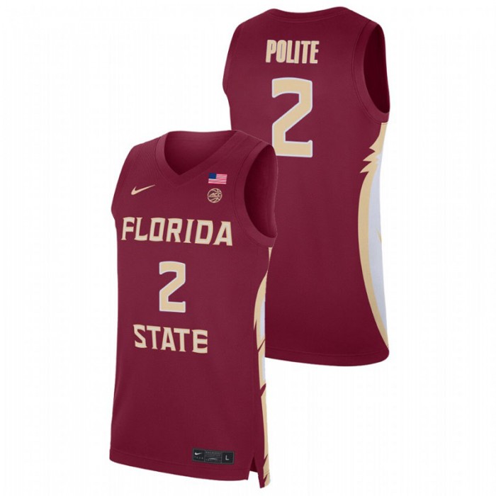 Florida State Seminoles Anthony Polite Basketball Replica Jersey Red For Men