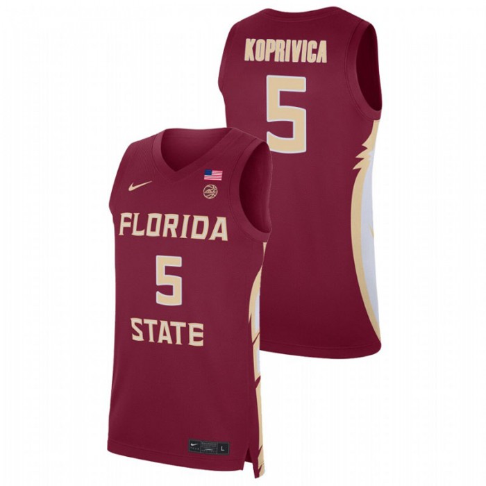 Florida State Seminoles Balsa Koprivica Basketball Replica Jersey Red For Men