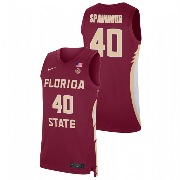 Florida State Seminoles Isaac Spainhour Basketball Replica Jersey Red For Men