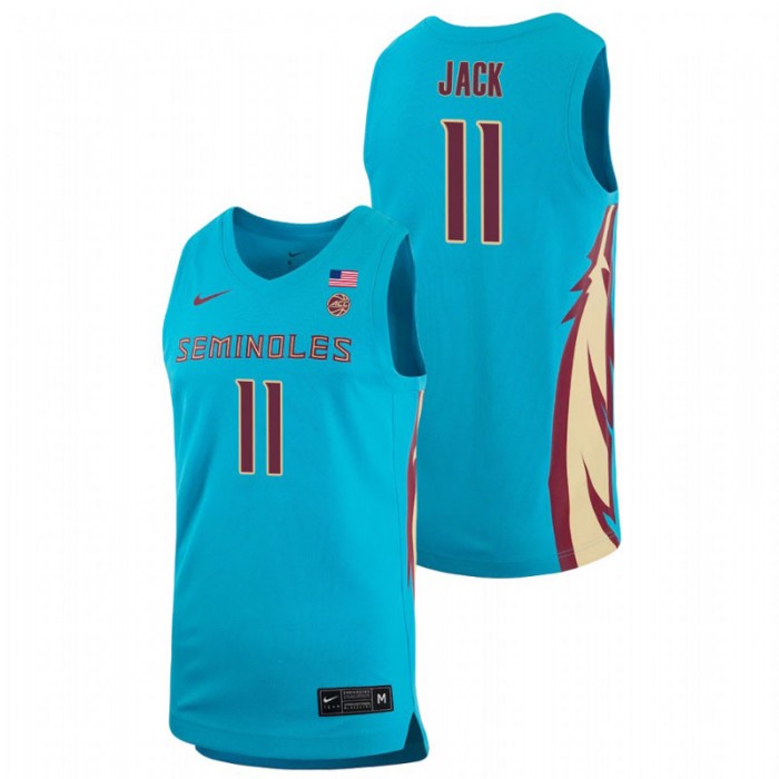 Florida State Seminoles Nathanael Jack Basketball Alternate Jersey Blue For Men