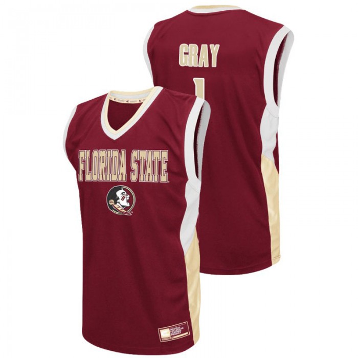 Florida State Seminoles College Basketball Red Raiquan Gray Fadeaway Jersey